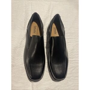 black Croft & Barrow Perry men's Ortholite bicycle-toe dress shoes 13W